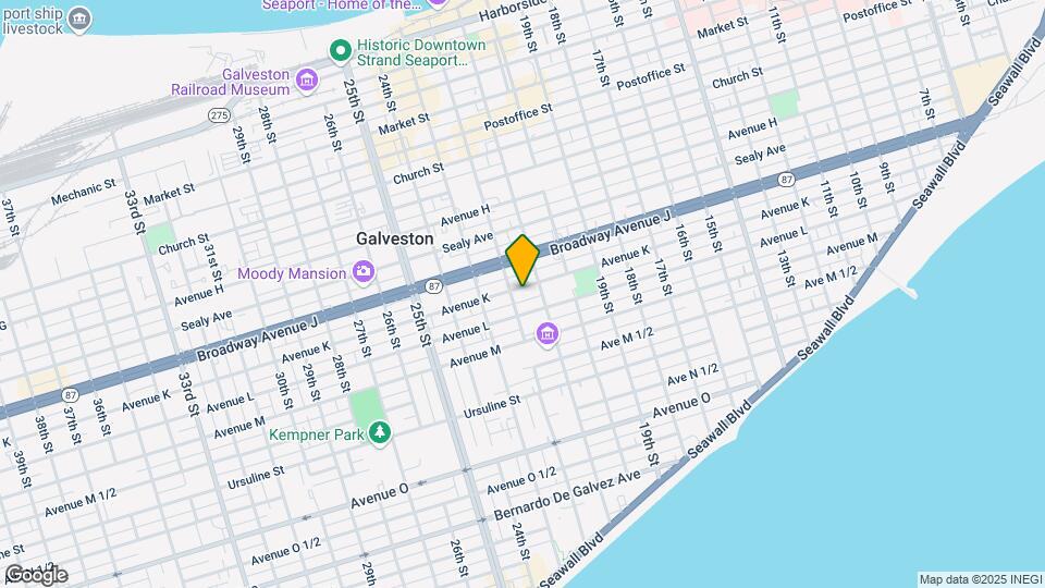 2121 Avenue K-Unit -2nd FL Map and Location Details