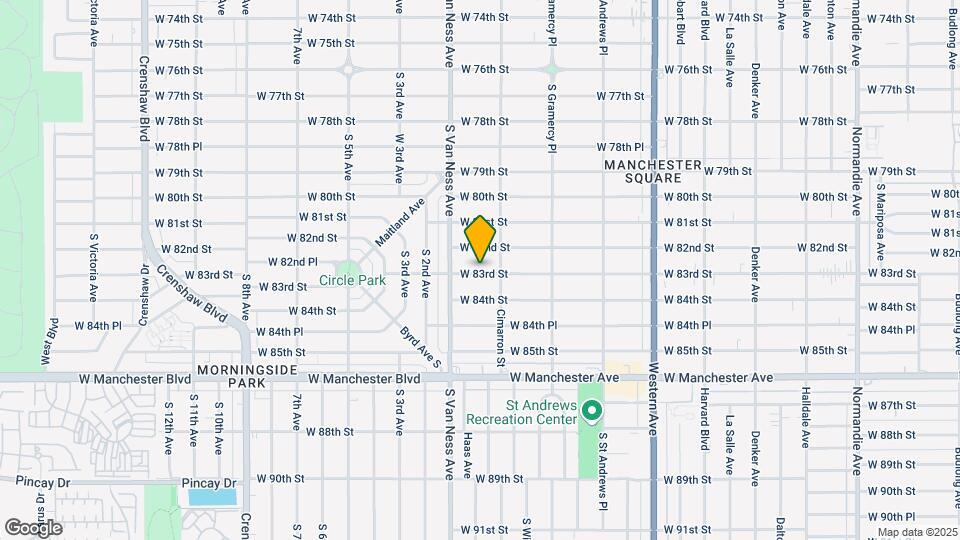 2141 W 83rd -Furnished + Utilities Paid! Map and Location Details