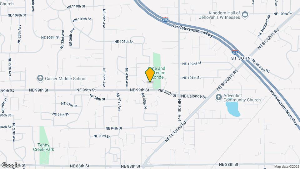 9905 NE 46th Ct Map and Location Details