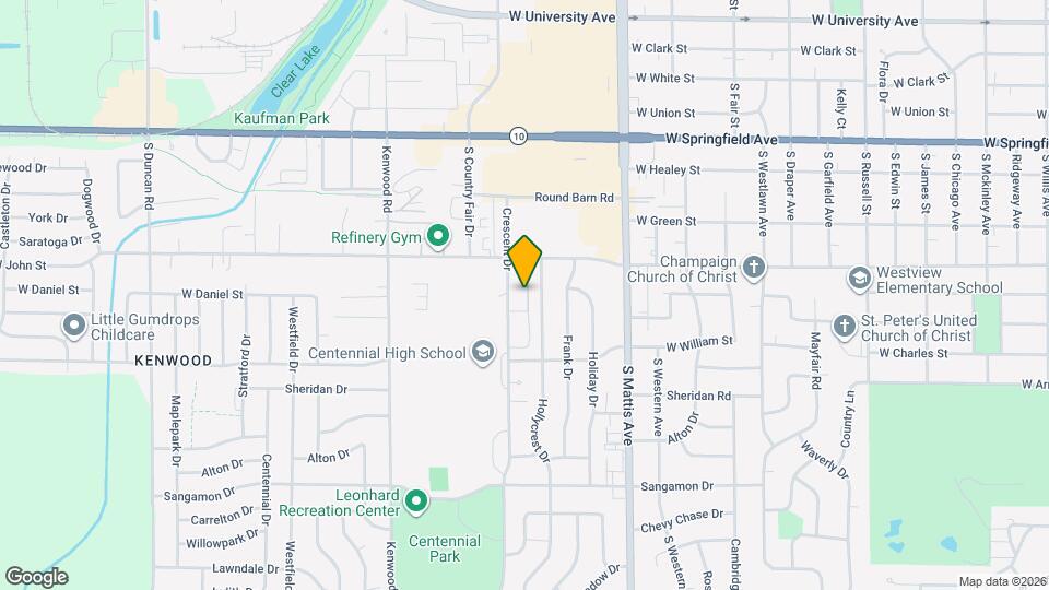 806 Crescent Dr, Unit 806 A Map and Location Details