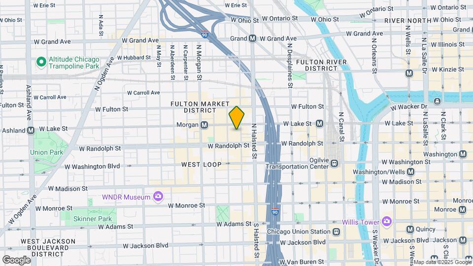 One Fulton Market Mapa y Detalles de la Ubicación