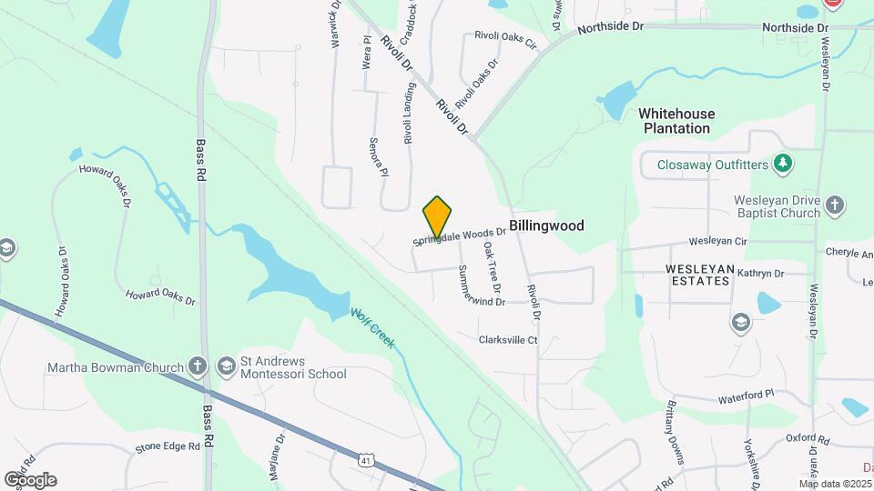 726 Springdale Woods Dr Mapa y Detalles de la Ubicación