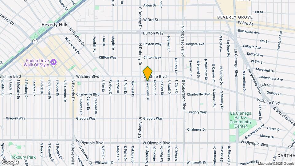118 S Wetherly Dr Map and Location Details