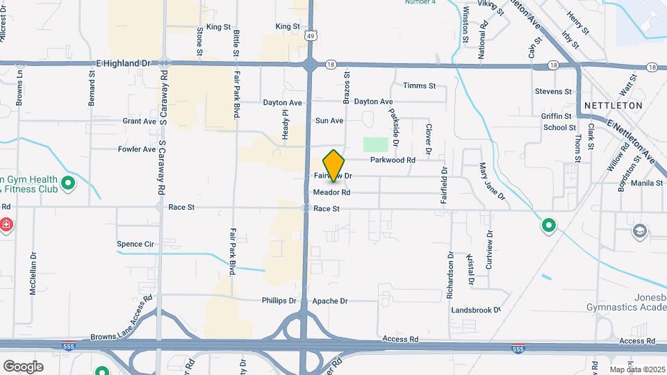 3012 Meador Rd Map and Location Details