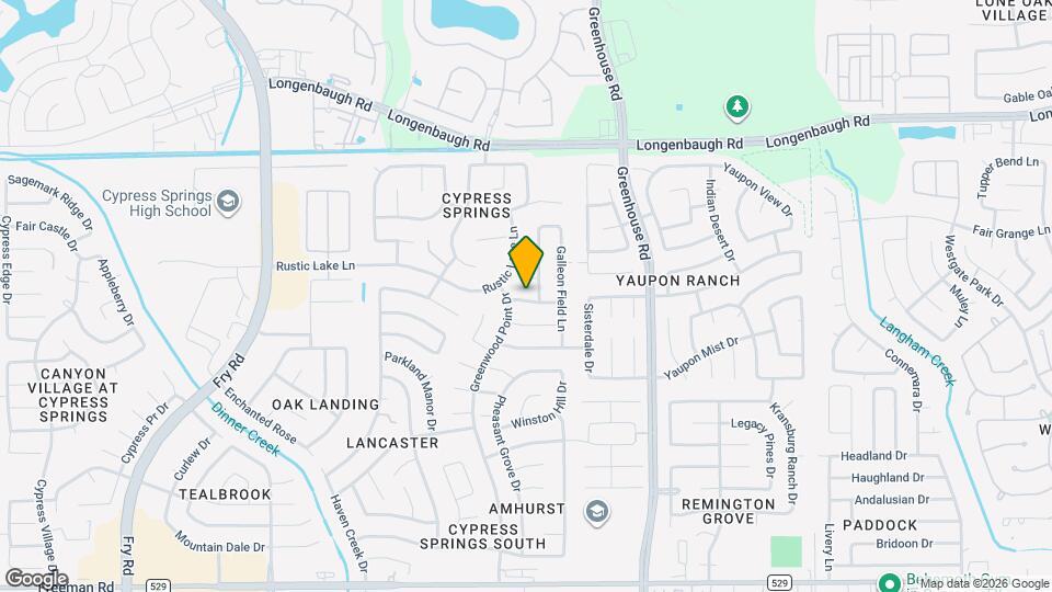 19842 Stonecross Glen Ln Mapa y Detalles de la Ubicación