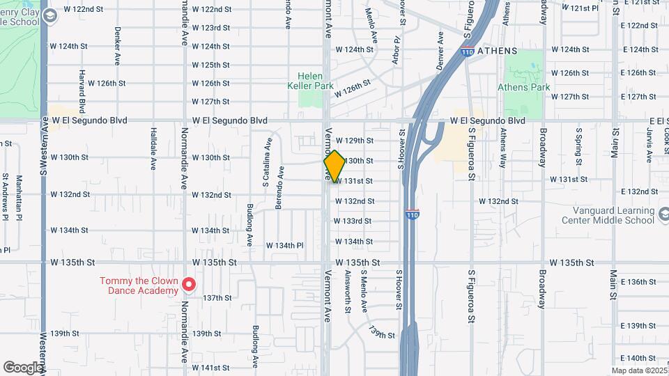 13108 S Vermont Ave, Unit Apt 10 Map and Location Details