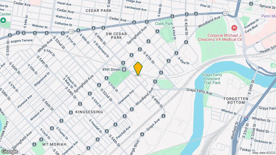 1233 S 49th St Map and Location Details