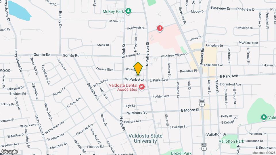 114 W Park Ave Map and Location Details