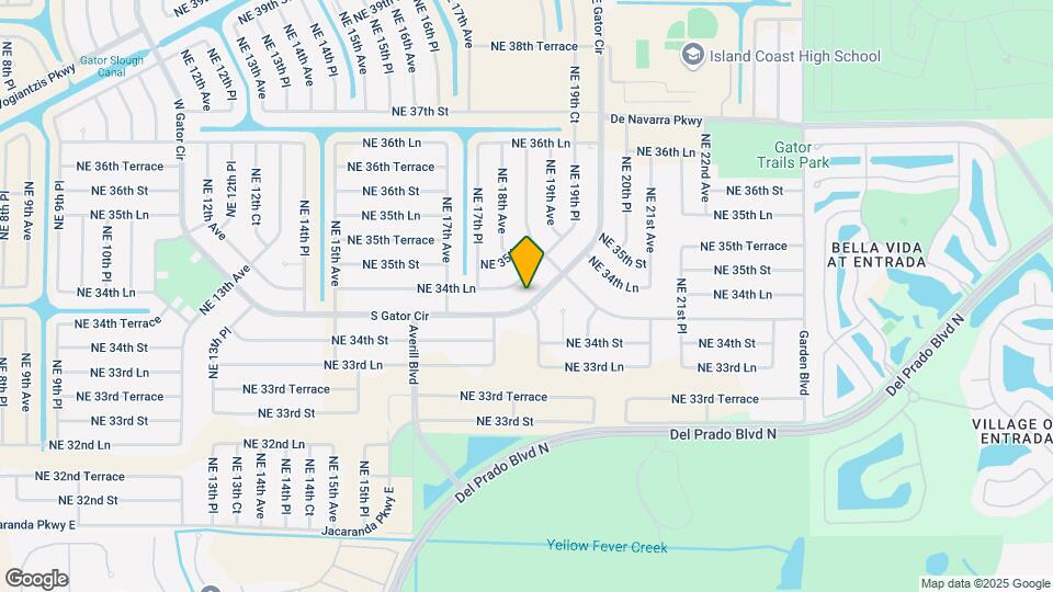 1825 S Gator Cir Map and Location Details