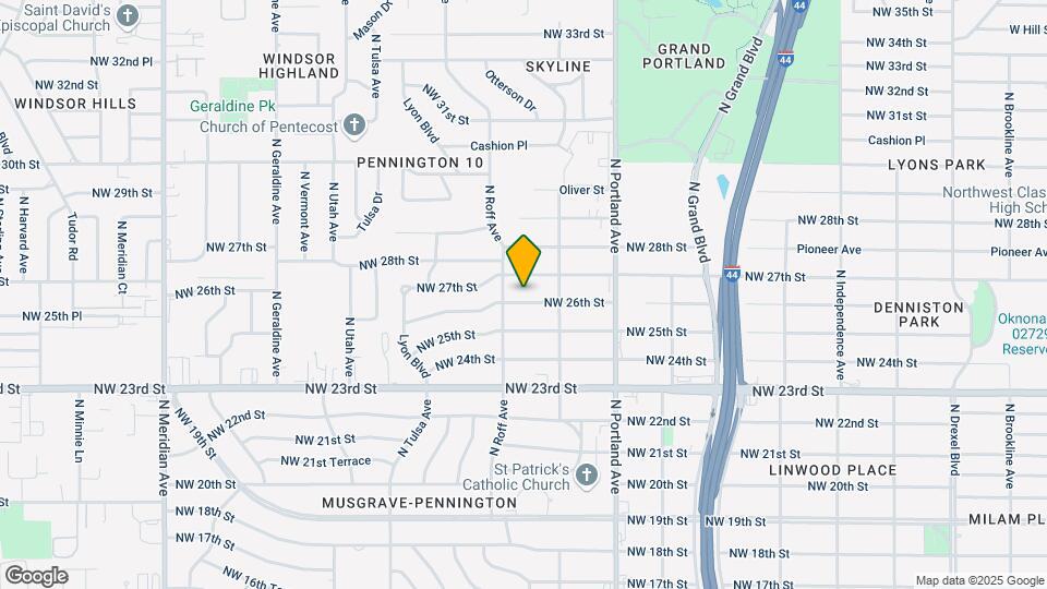 3829 NW 26th St Map and Location Details