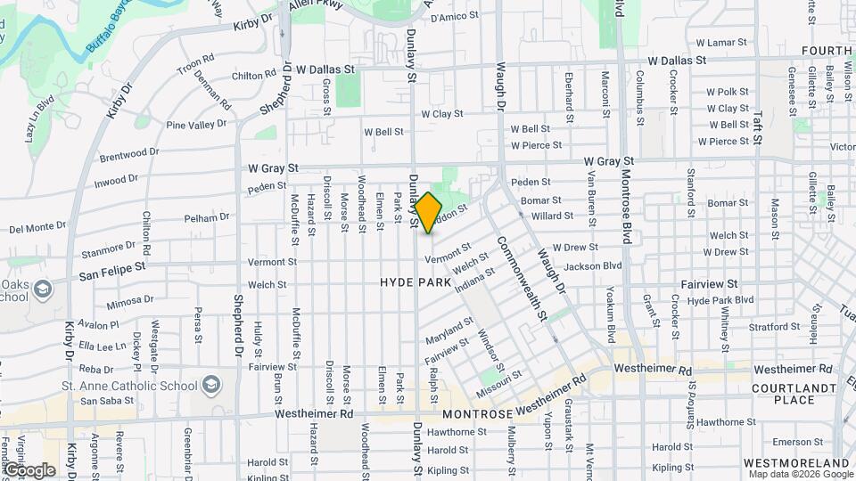 1724 Ridgewood St Map and Location Details