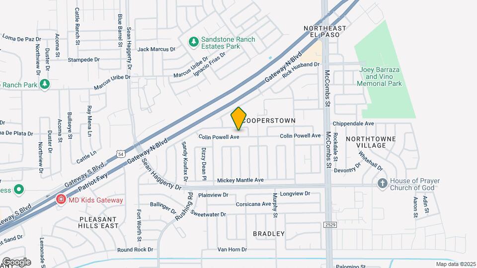 5453 Colin Powell Ave Map and Location Details