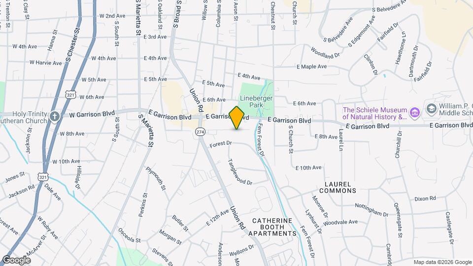 603 E 8th Ave Map and Location Details