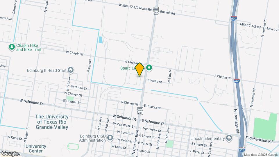 1215 Upas Dr Map and Location Details