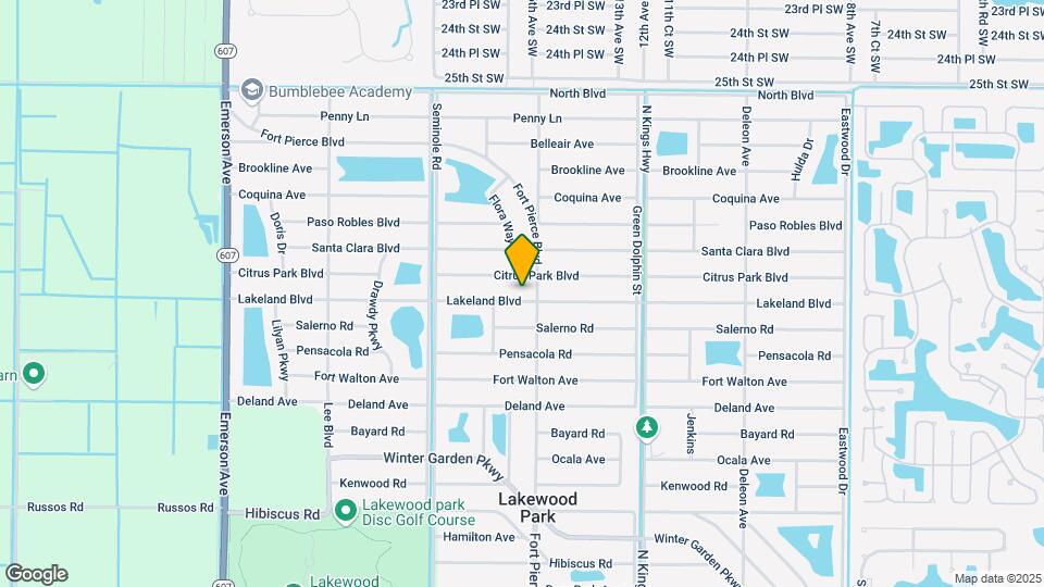 7702 Lakeland Blvd Map and Location Details