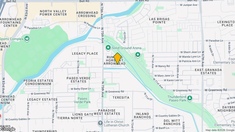 7392 W Tierra Buena Ln Map and Location Details