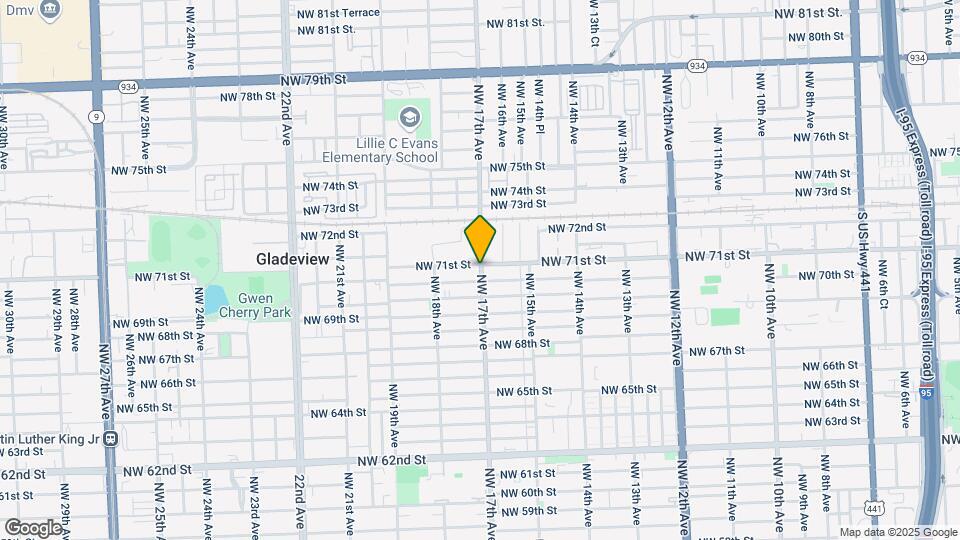 7090 NW 17th Ave Map and Location Details