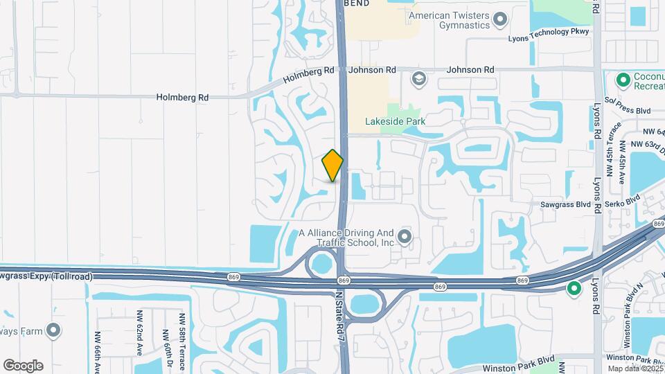 5700 NW 60th Pl Map and Location Details