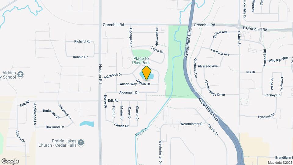 1125 Amelia Dr Map and Location Details