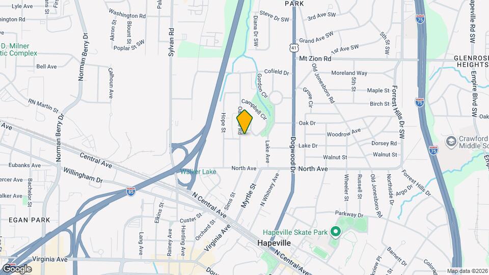 3194 Oakdale Rd Map and Location Details