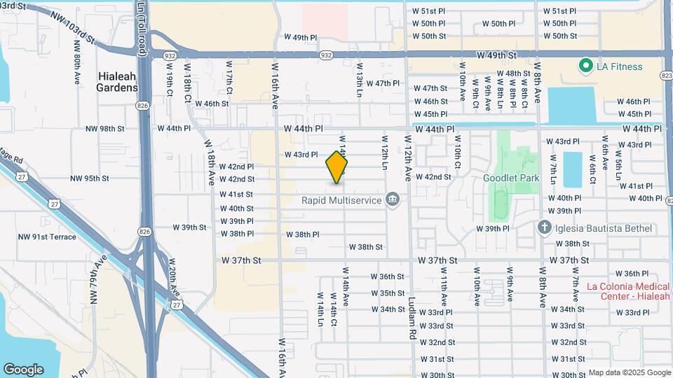 1415 W 41st St Map and Location Details