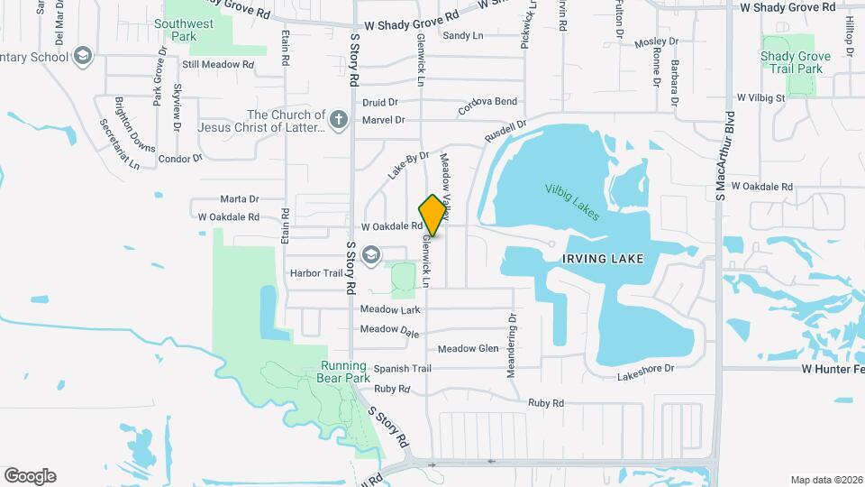 1814 Glenwick Ln Map and Location Details