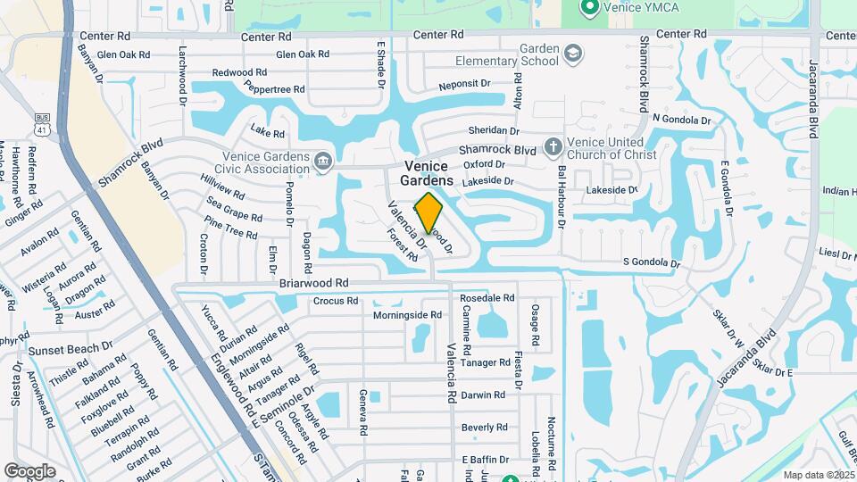 1775 Valencia Dr Map and Location Details