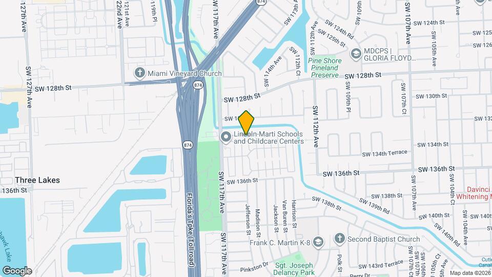 11529 SW 133rd Terrace Map and Location Details