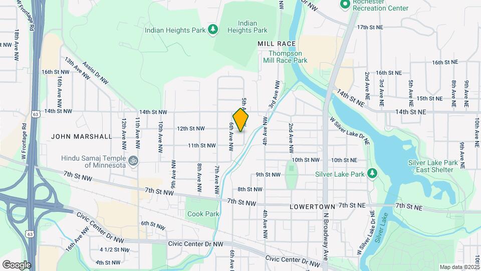 1115 5th Ave NW, Unit 2 Map and Location Details