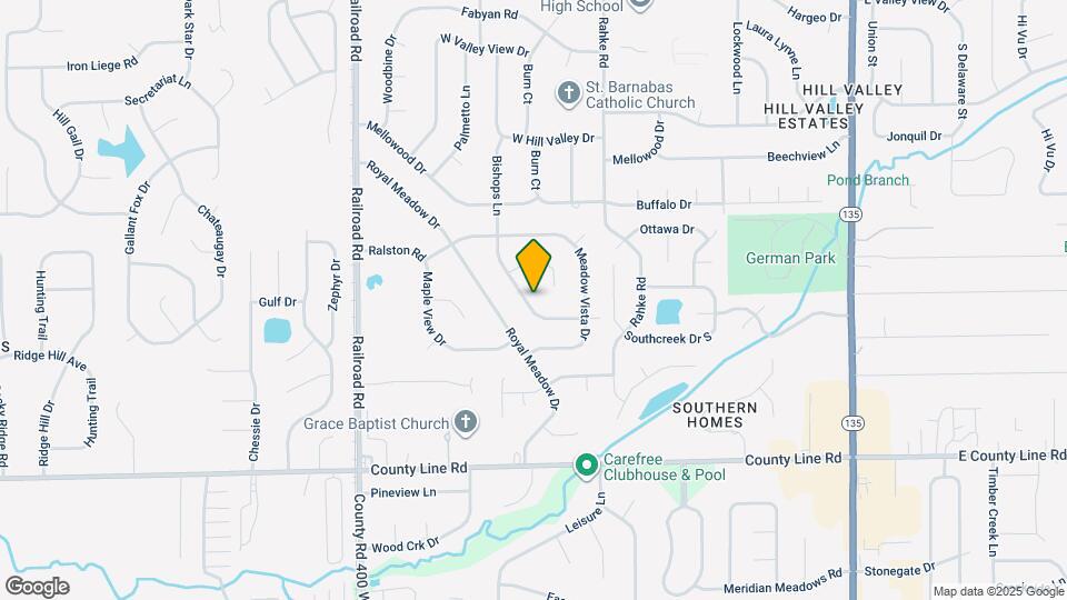 8635 Bishops Ln Map and Location Details