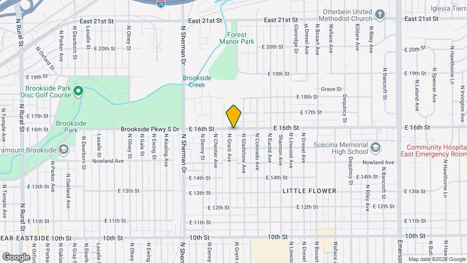 1547 N Grant Ave Mapa y Detalles de la Ubicación
