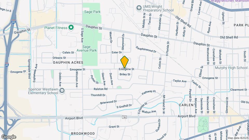2713 Emogene St Mapa y Detalles de la Ubicación