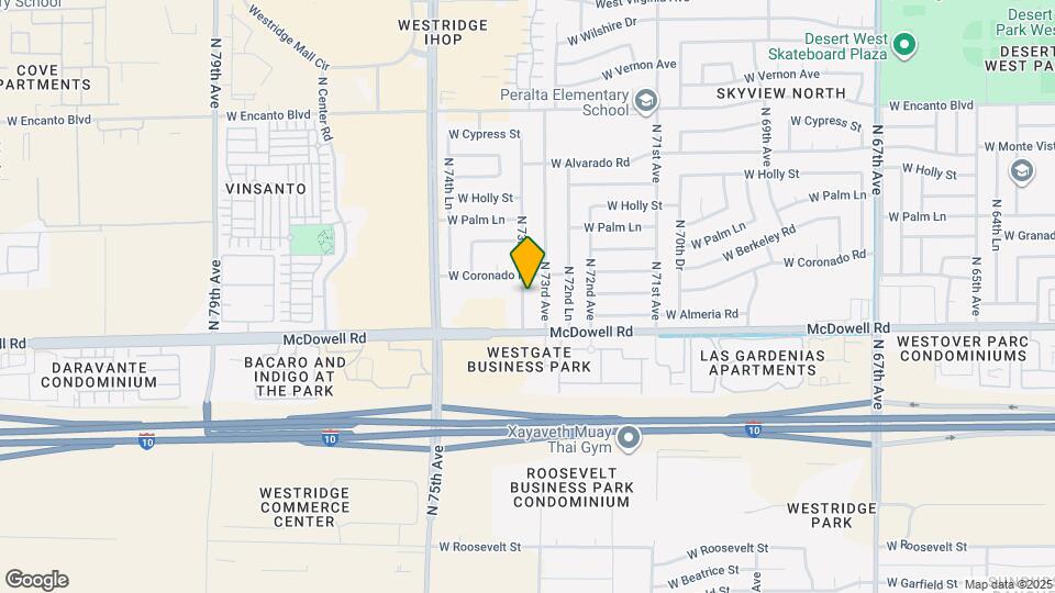 1629 N 73rd Dr Map and Location Details