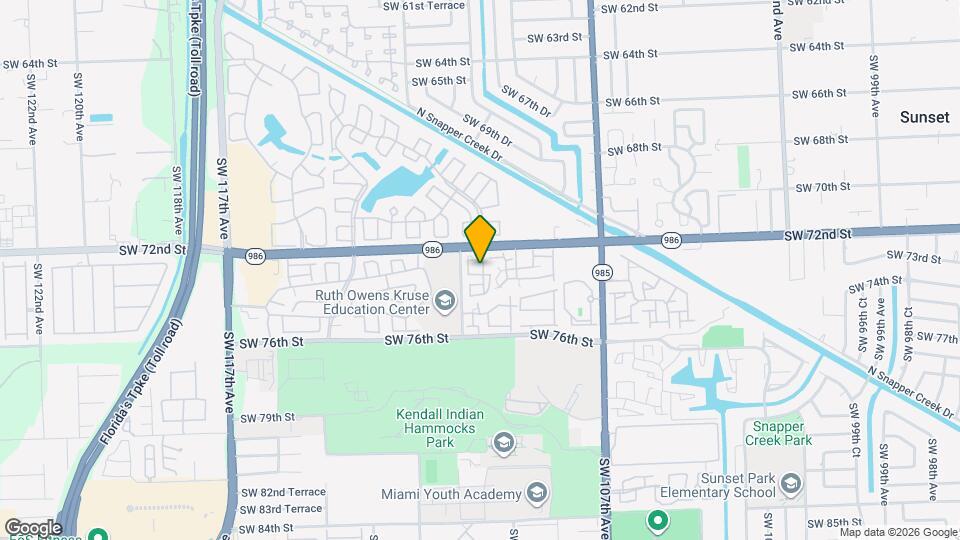 10957 SW 73rd St Map and Location Details