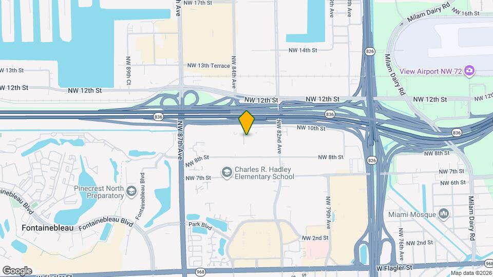 8336 NW 10th St, Unit 8 Map and Location Details