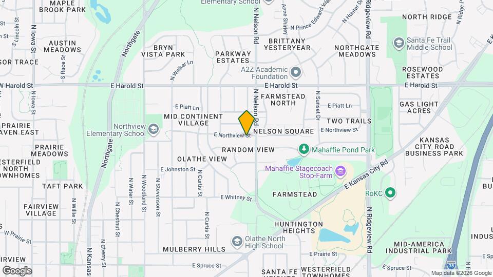 821 E Northview St Map and Location Details