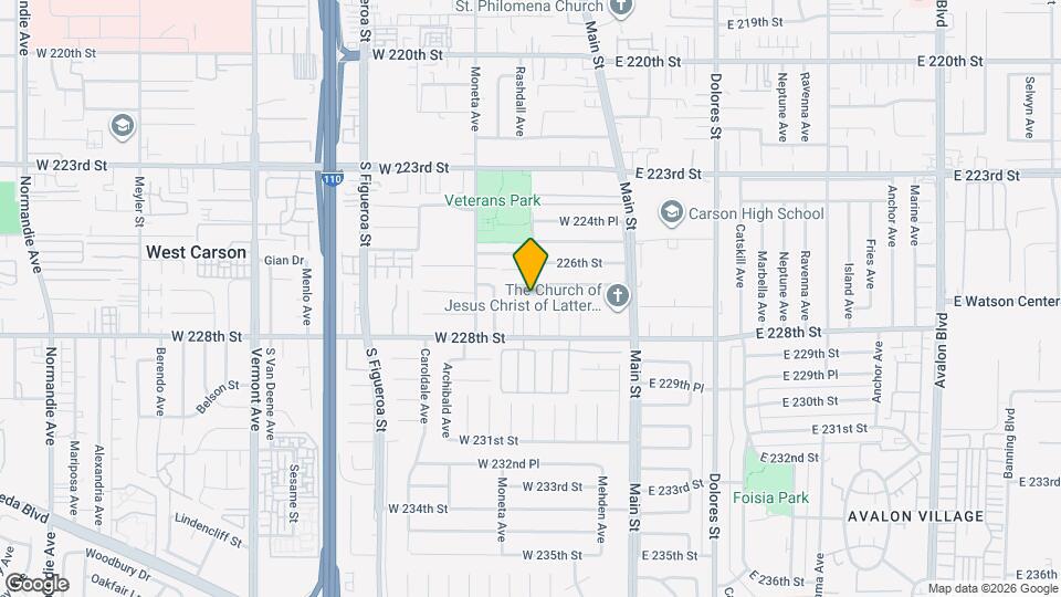 22706 Rashdall Ave Map and Location Details