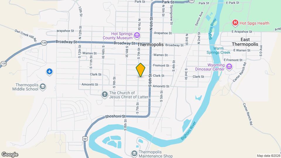 Cozy 1 Bed, 1 Bath home Map and Location Details