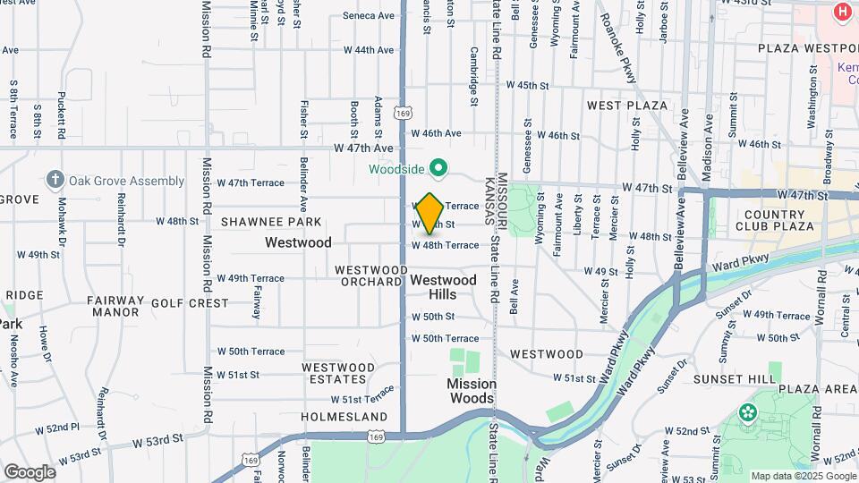 2122 W 48th Terrace Map and Location Details