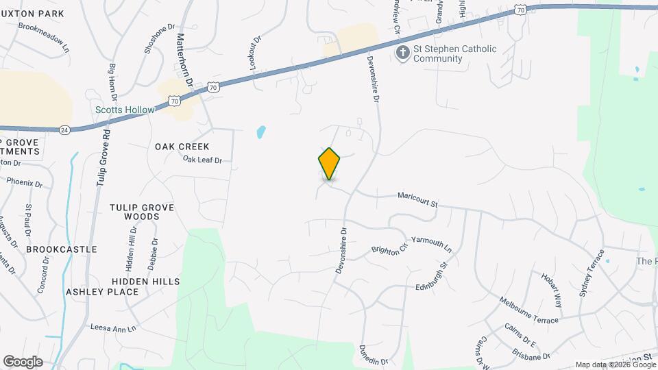 1047 Chatsworth Dr Map and Location Details