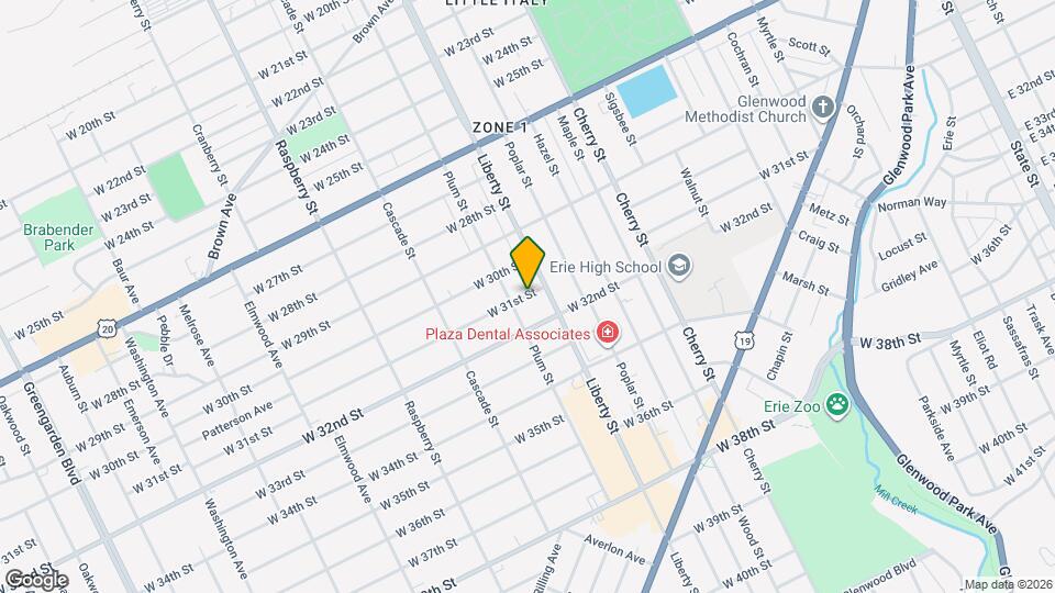 817 W 31st St Map and Location Details