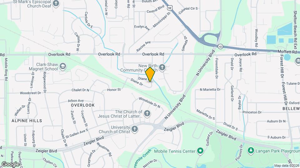 1305 Diane Ct Map and Location Details