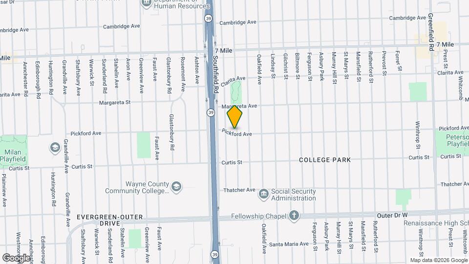 18405 Archdale St Map and Location Details