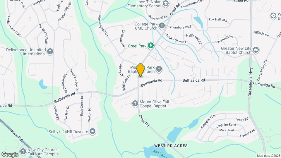 3070 Creel Rd Mapa y Detalles de la Ubicación