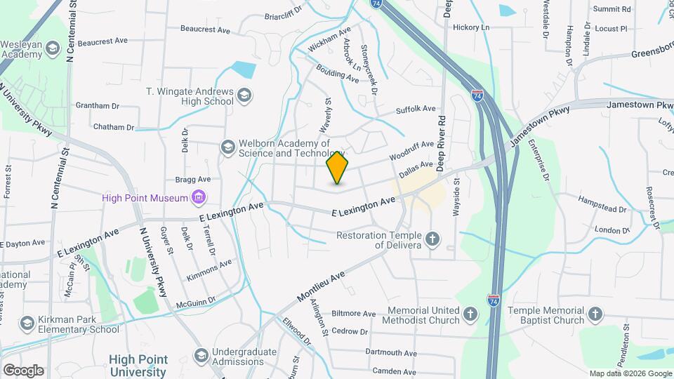 2413 Dallas Ave Mapa y Detalles de la Ubicación