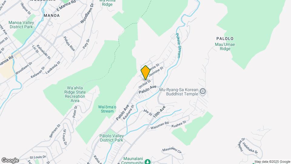 2404 Orchid St Map and Location Details