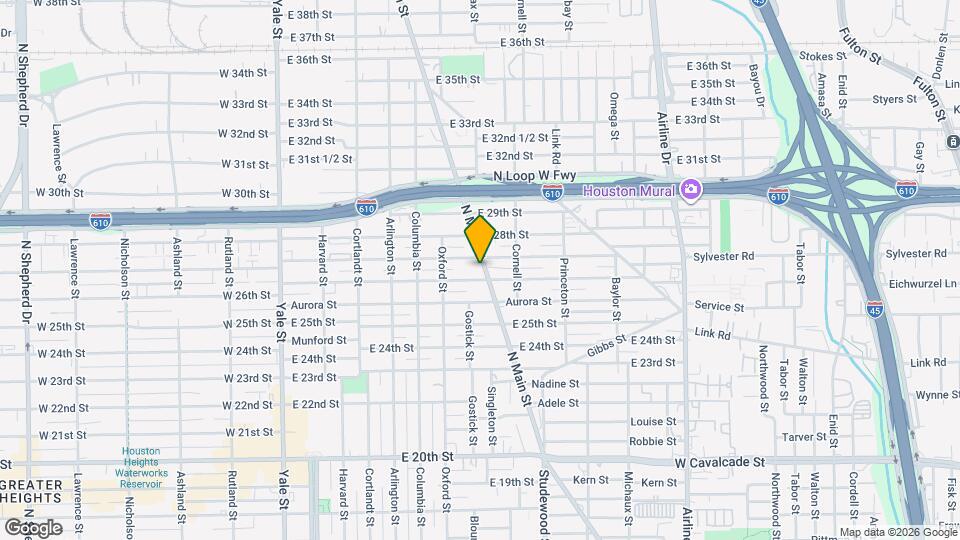 6625 N Main St Map and Location Details