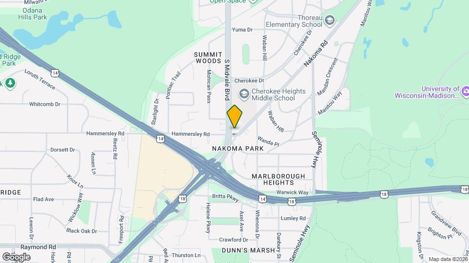 1217 S Midvale Blvd Map and Location Details
