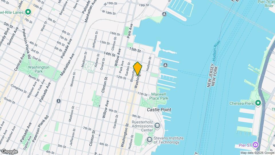 1224 Washington St Map and Location Details