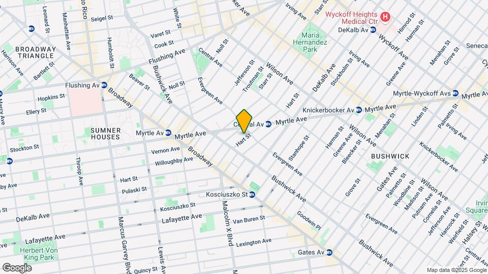 557 Hart St Mapa y Detalles de la Ubicación